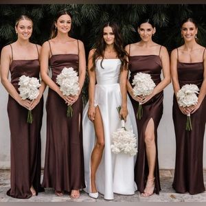 Bec + Bridge chocolate bridesmaid dress